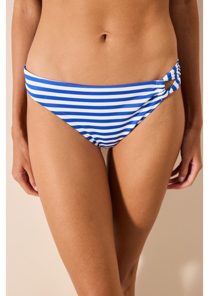 Finny Side Çizgili Bikini Altı