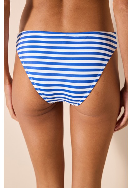 Finny Side Çizgili Bikini Altı