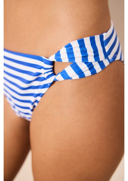 Finny Side Çizgili Bikini Altı