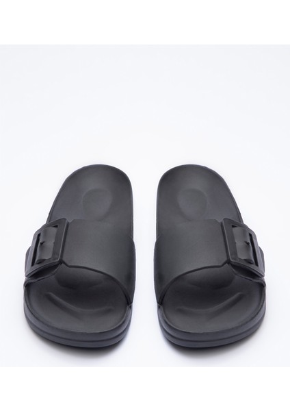 Big Buckle Siyah Terlik