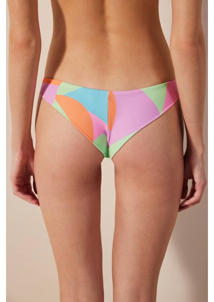 Aqua Extra Super Çok Renkli Brazilian Bikini Altı fiyatları