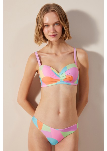 Aqua Extra Super Çok Renkli Brazilian Bikini Altı modelleri