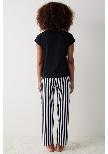 Beauty Siyah Pantolon Pijama Takımı fırsatları