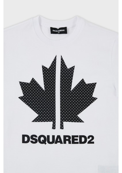 Pamuklu Bisiklet Yaka Çocuk T Shirt DQ0028 D004G T Shirt DQ0028 modelleri