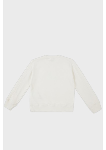 Pamuklu Bisiklet Yaka Çocuk Sweat Sweat 10CKSS058 003569W 103