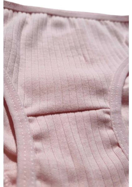 Kız Çocuk 4'lü Premium Fitilli Penye Kumaş Külot fiyatları