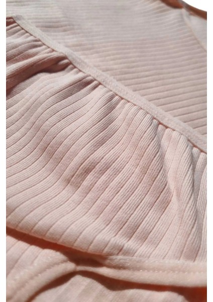 Kız Çocuk 4'lü Premium Fitilli Penye Kumaş Külot modelleri