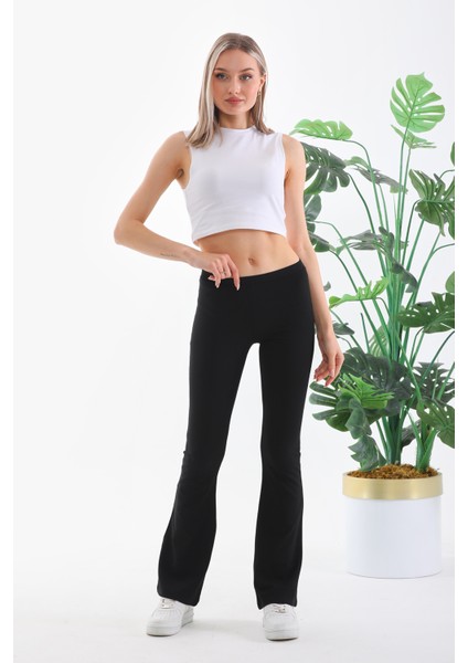 Slim Geniş Paça Pantolon
