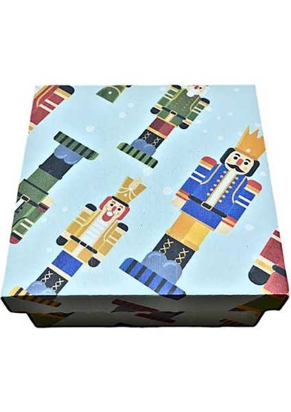 Kurşun Asker Baskılı Hediye Kutusu 25X25X12CM