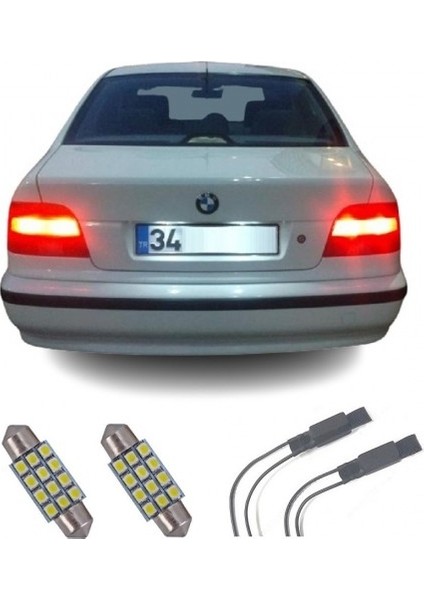 Bmw E39 Beyaz LED Plaka Aydınlatma Ampul Seti