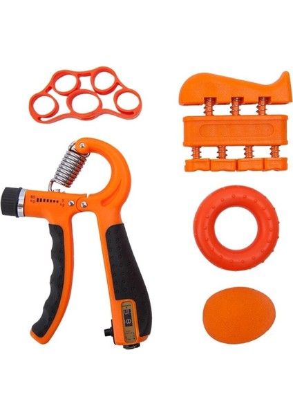 5 Parçalı Sayma Kavrama El Antrenörü Kavrama Topu Parmak Egzersiz Rehabilitasyon Kavrama Ölçer Seti (Yurt Dışından)