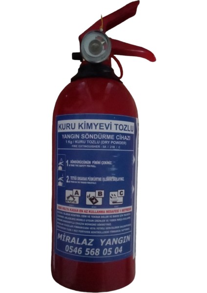 Full Fire 1 kg Yangın Söndürme Tüpü