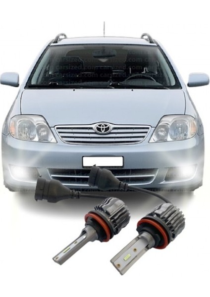 Toyota Corolla E120 LED Sis Far Ampulü Zero H11