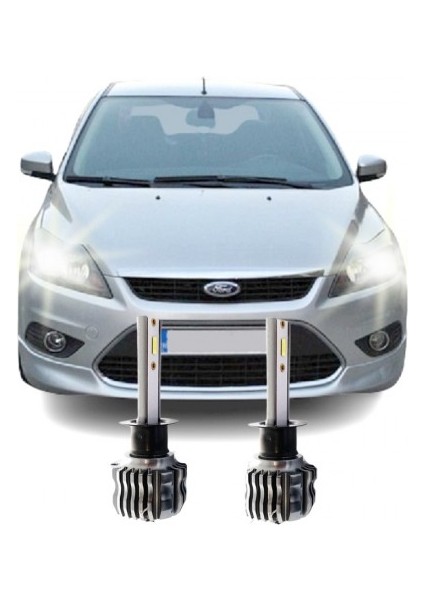 Ford Focus 2 LED Uzun Far Ampulü H1 Zero