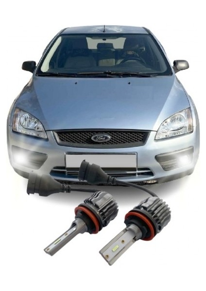 Ford Focus 2 LED Sis Farı Ampulü Zero H8 H11