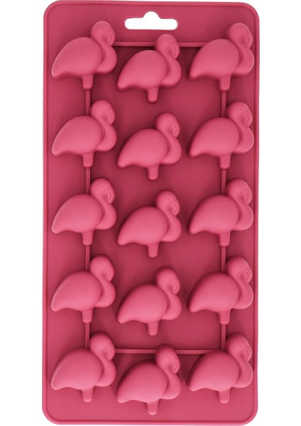 15 Gözlü Flamingo Buz Küpü Tepsisi, Çikolata, Şeker, Kurabiye, Fondan, Jöle, Mini Sabun, Pişirme, Banyo Bombası, Mum Için Gıda Sınıfı Silikon Kalıp (Yurt Dışından)