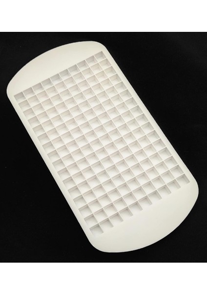 Küçük Kare Şekilli Esnek Kasa Bpa Içermeyen Dondurulmuş 160 Tepsi Mini Ice Cube Kapaksız Silikon Kalıplar (Beyaz) (Yurt Dışından)