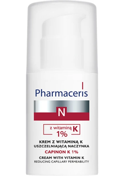 Capinon K %1 Cream With Vitamin K Reducing Capillary Permeability 30 ml