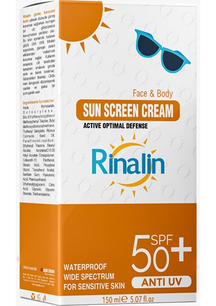 Güneş Kremi +50 Spf 150ml