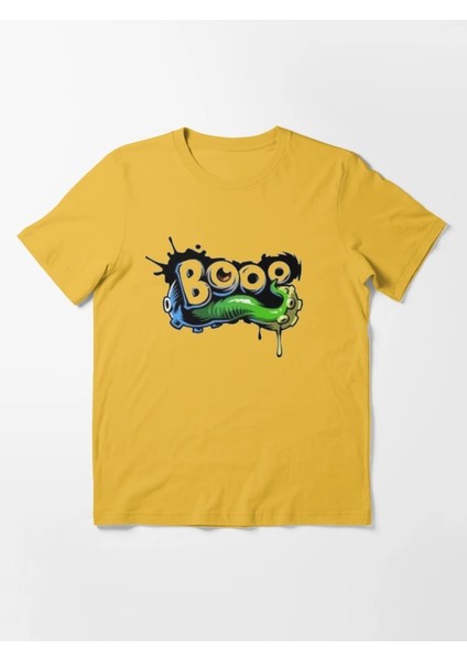 Booo Baskılı Bisiklet Yaka T-Shirt fiyatları