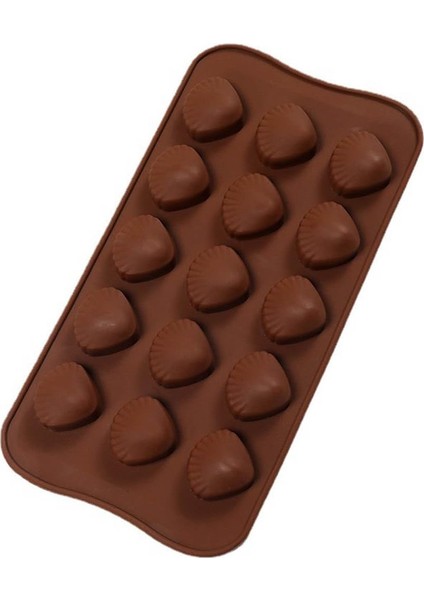 Silikon Kalıp Kabuk Şekli Cupcake Muffin Kek Kapları Kalıp Çikolata Sabun Mum Buz Kalıbı Festival Tatil Mutfak Yemek Için (Yurt Dışından)