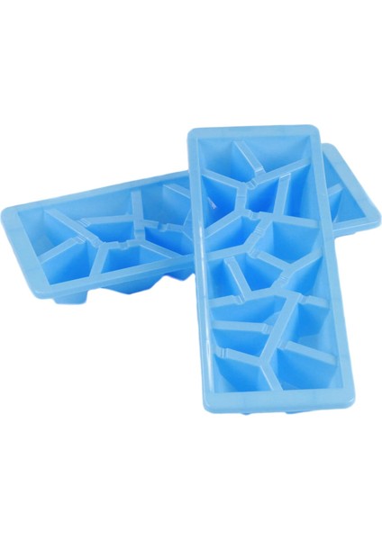 Select Plastik Buz Tepsisi, 10,25 Inç 2 Parçalı Set, 15 Küp Verir, Mavi (Yurt Dışından)