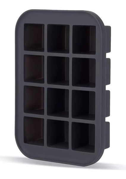 Silikon Gündelik Buz Tepsisi, Koruyucu Kapaklı | Kömür | Çıkarılması Kolay Buz Küpleri | Gıda Sınıfı Premium Silikon | Bulaşık Makinesinde Yıkanabilir, Bpa Içermez (Yurt Dışından)