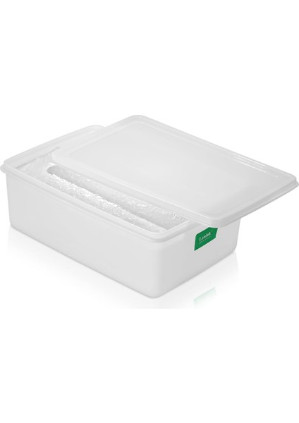 Buz Banyosu Için Büyük Buz Küpü Kalıp, 8.5lbs Plastik Büyük Buz Küpü Blok Kalıp Yeniden Kullanılabilir Buz Makinesi (Yurt Dışından)