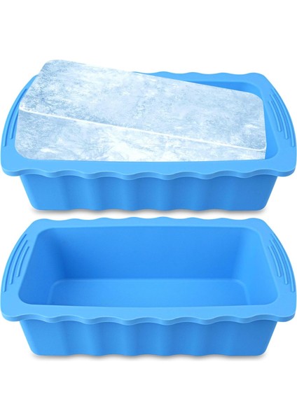 2pc Ekstra Büyük Buz Bloğu Kalıpları 6lb Dalma Laboratuvarı Için Dev Buz Küpü Kalıpları, Soğuk Dalma Için Su Soğutucu, Kalınlaştırılmış ve Güçlendirilmiş Silikon Buz Küpü Tepsisi, (Yurt Dışından)