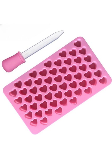 1 Damlalıklı 1 Paket Silikon Mini Kalp Kalıpları Buz Küpü Kalp Kalıpları Sakızlı Kalp Kalıpları Pişirme Için Mini Kalp Şekli Kalıp Şeker Için Silikon Kalıplar Çikolata Jöle Kek Kal (Yurt Dışından)