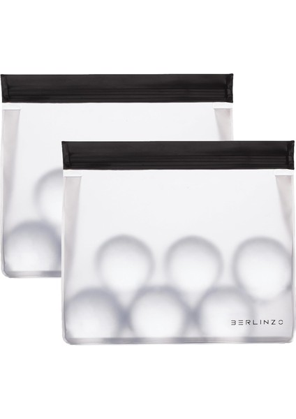 Yeniden Kullanılabilir Buz Saklama Çantası - Buz ve Yiyecek Saklama Için Dondurucuda Güvenli Sızdırmaz Silikon ve Plastik Ücretsiz Öğle Yemeği Çantası - Bpa Içermez - 2 Paket (Yurt Dışından)