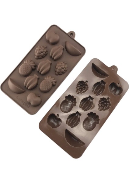 Buz Küpü Tepsi Şekilleri Sevimli Meyve Şekli Çikolata Şeker Kalıpları 11 Gözlü Silikon Kalıp Buz Küpü Tepsi Silikon Kalıpları Buz Jöle Çikolata Sabunu Yapmak Için 3 Dinozor (Yurt Dışından)