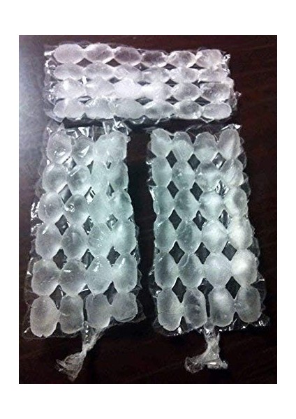 Tek Kullanımlık Buz Küpü Poşeti 100 Paket (2400 Buz Küpü, 100 Poşet) (Yurt Dışından)