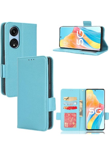 Oppo Için Kılıf Oppo 8t 5g Pu Deri Manyetik Kart Yuvaları Tutucu Cüzdan Yan (Yurt Dışından)