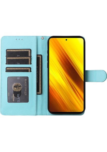 Xiaomi Poco X3 Nfc Cüzdan Flip Kapak Için Flip Case Basit Iş Deri (Yurt Dışından)