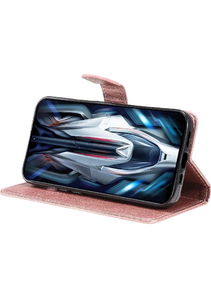 Xiaomi Poco F4 Gt Için Flip Case Klasik Düz Renk Yüksek Kaliteli Deri (Yurt Dışından)