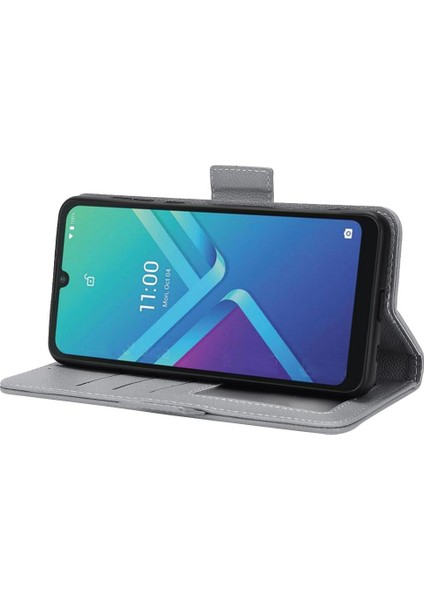 Wiko Y82 Manyetik Yan Toka Pu Deri Cüzdan Kart Yuvaları Tutucu (Yurt Dışından) fırsatları
