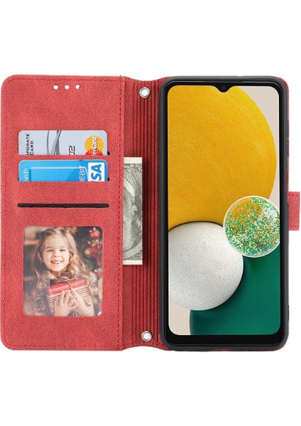 Samsung Galaxy M13 5g Darbeye Koruyucu Pu Deri Kılıf Için Flip Case (Yurt Dışından)