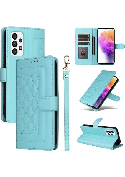 Samsung Galaxy A73 5g Için Flip Case Cüzdan Deri Kılıf Basit Iş (Yurt Dışından)