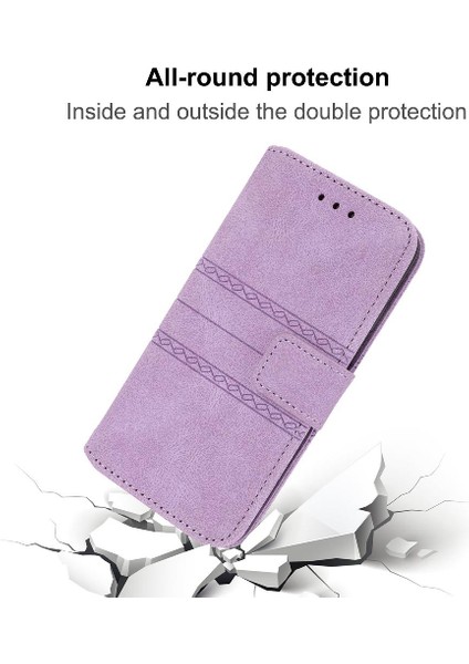 Iphone 14 Için Flip Case Pro Max Manyetik Kapatma Kickstand Pu Deri (Yurt Dışından)