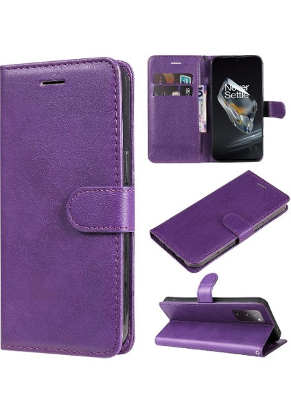 Oneplus 12 5g Için Flip Case Kart Yuvası ile Yüksek Kaliteli Deri Iş (Yurt Dışından)