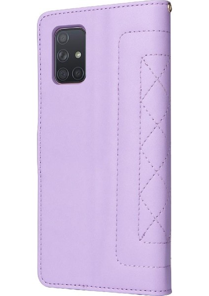 Samsung Galaxy A71 Için Flip Case Darbeye Basit Iş Cüzdan Kılıf (Yurt Dışından) fırsatları