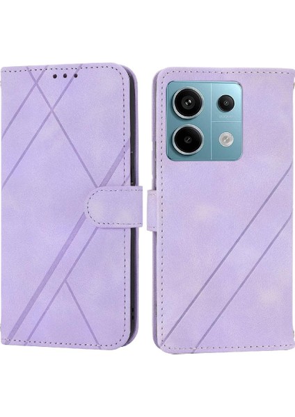 Xiaomi Poco X6 5g Anti Scratch Için Filp Durumda Tam Koruma Kickstand Pu (Yurt Dışından)