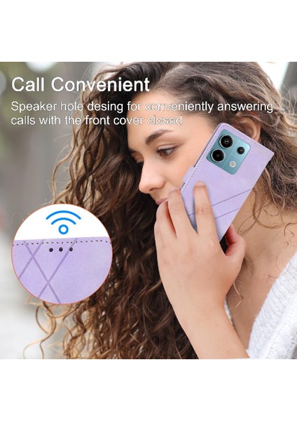 Xiaomi Poco X6 5g Anti Scratch Için Filp Durumda Tam Koruma Kickstand Pu (Yurt Dışından)