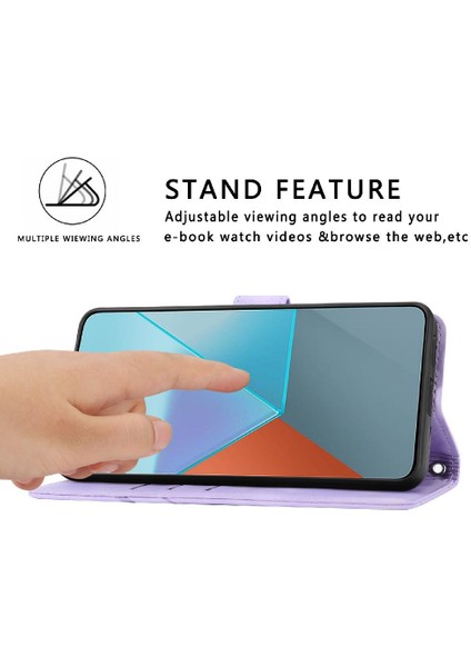 Xiaomi Poco X6 5g Anti Scratch Için Filp Durumda Tam Koruma Kickstand Pu (Yurt Dışından)