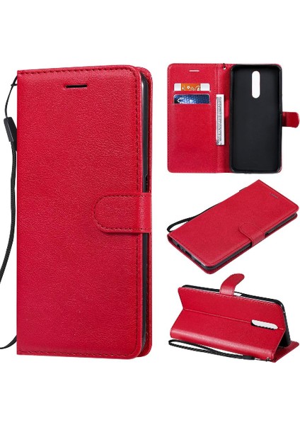 Kart Yuvası ile Oppo F11 Için Flip Case Iş Cüzdan Telefon Kılıfı Klasik (Yurt Dışından)