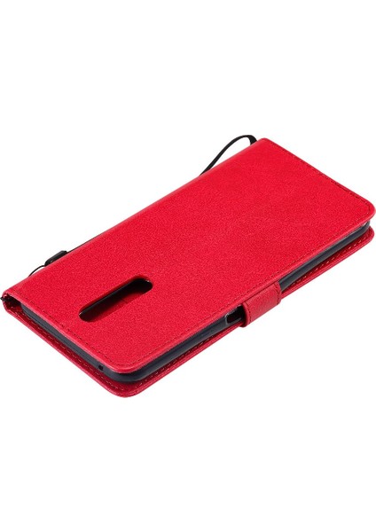 Kart Yuvası ile Oppo F11 Için Flip Case Iş Cüzdan Telefon Kılıfı Klasik (Yurt Dışından)