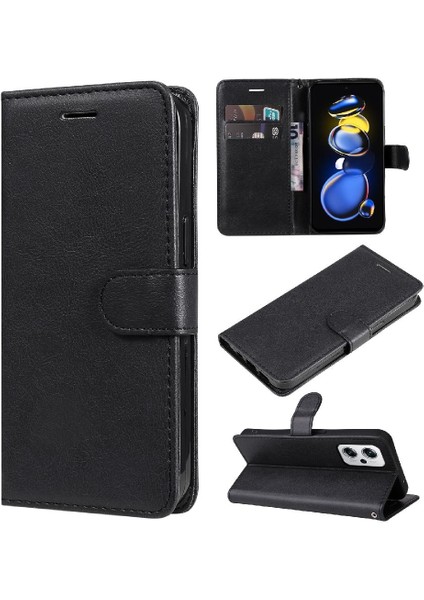 Xiaomi Poco X4 Gt 5g Için Flip Case Iş Cüzdan Telefon Kılıfı Klasik Yüksek (Yurt Dışından)