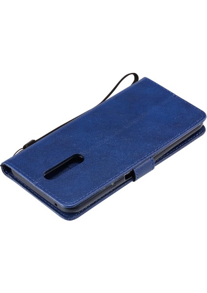 Kart Yuvası ile Oppo F11 Için Flip Case Iş Cüzdan Telefon Kılıfı Klasik (Yurt Dışından)