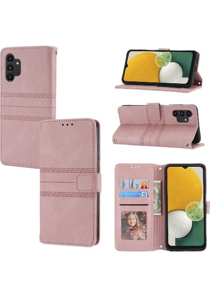 Samsung Galaxy M13 5g Darbeye Koruyucu Pu Deri Kılıf Için Flip Case (Yurt Dışından)